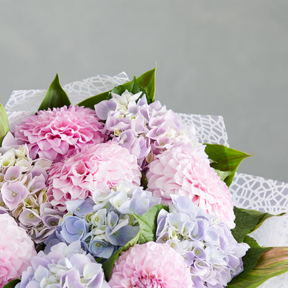 Dahlia & Hydrangea Bouquet