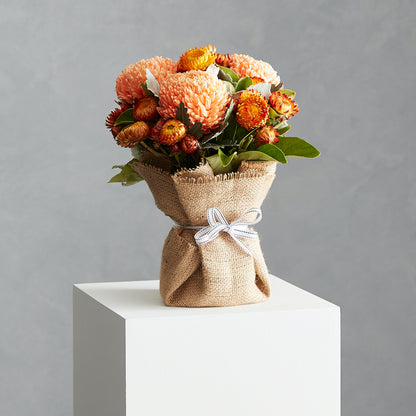 Bright Hessian Vase